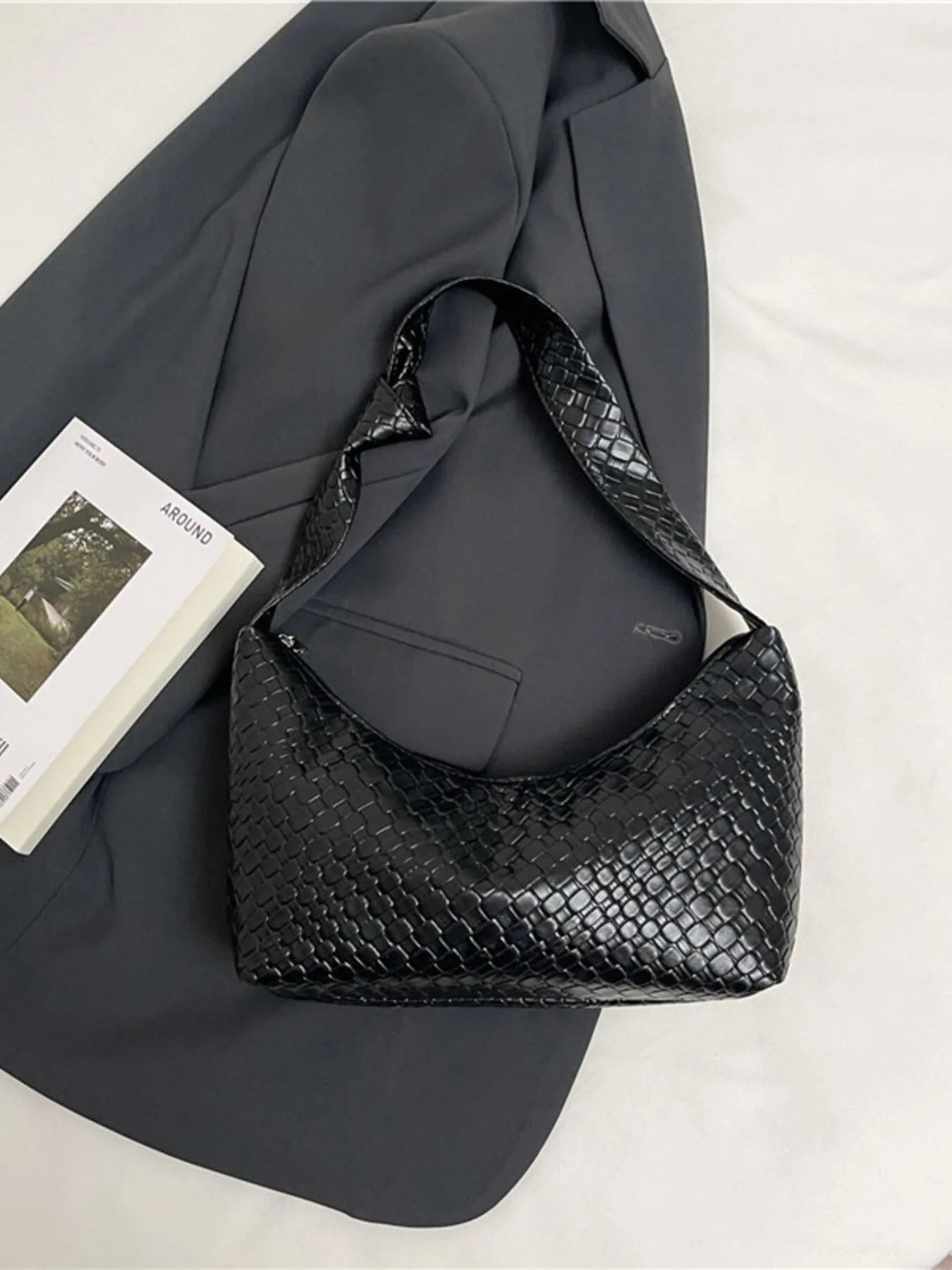 PU Leather Shoulder Bag Trendsi
