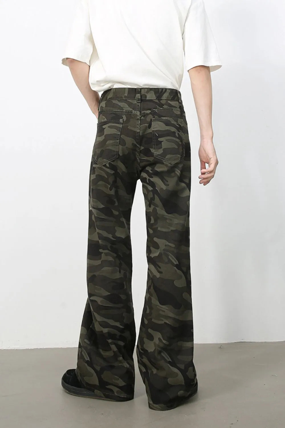 Men's Camouflage Jeans with Pockets Trendsi