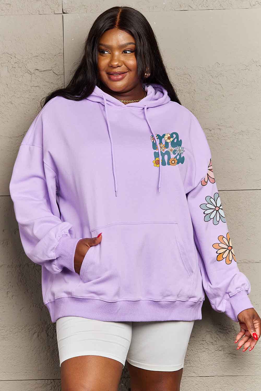 Simply Love Simply Love Full Size MAMA Graphic Dropped Shoulder Hoodie NicholesGifts