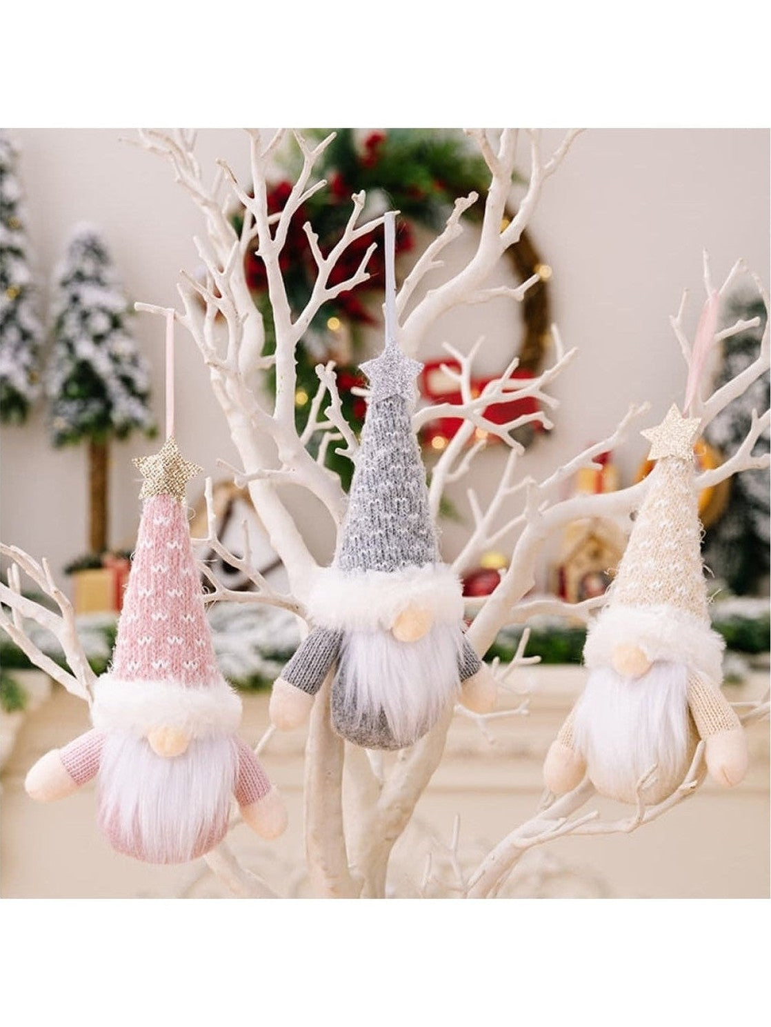Assorted 2-Piece Faceless Gnome Hanging Widgets