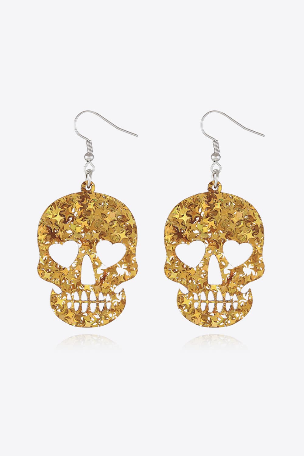 Women Acrylic Skull Drop Earrings NicholesGifts