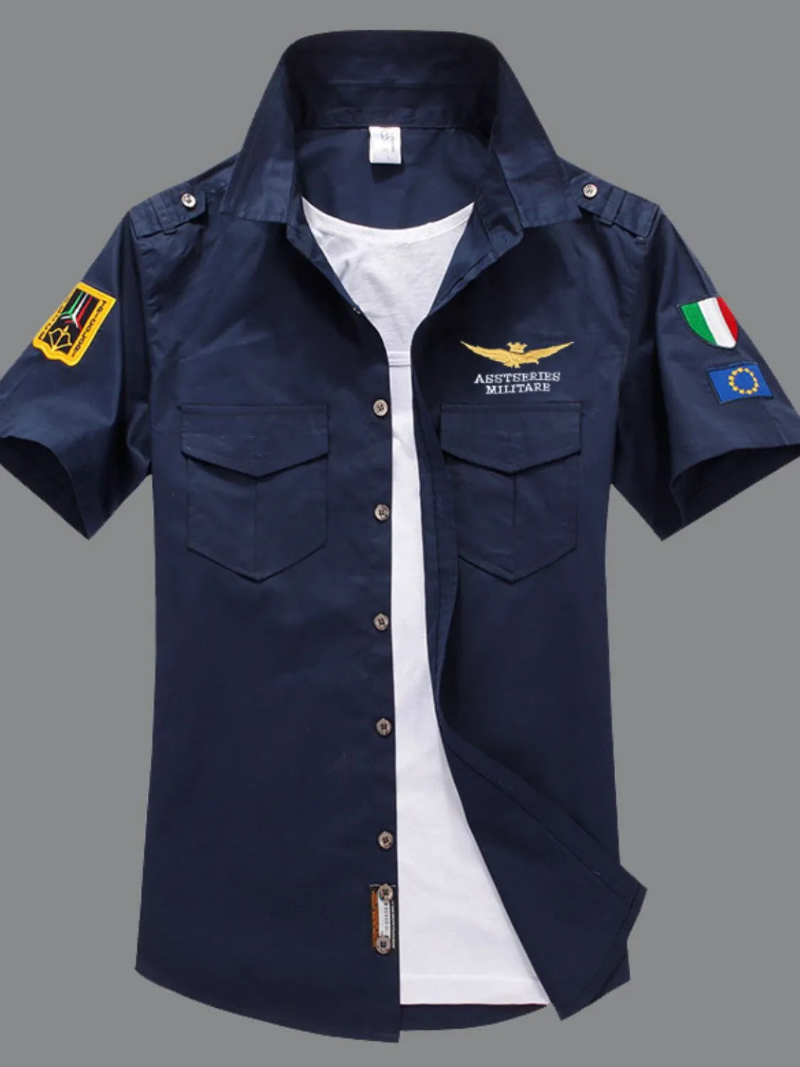 Men's Full Size Button Up Short Sleeve Shirt Plus Size NicholesGifts