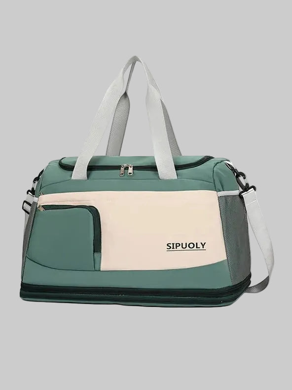 Color Block Oxford Cloth Travel Bag nicholesgifts