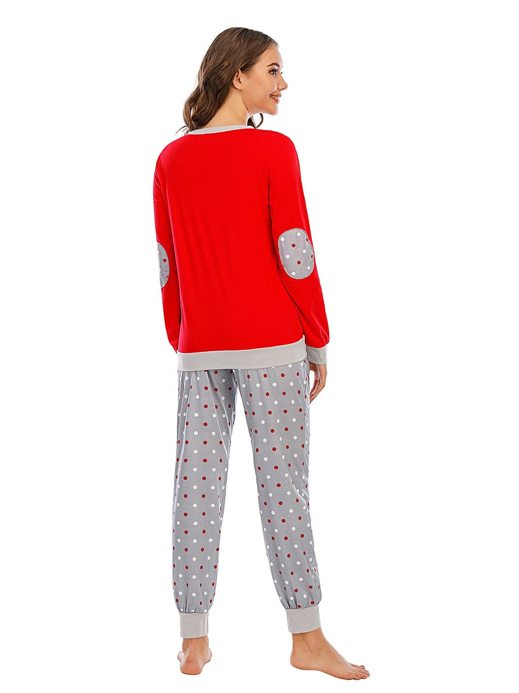 Long Sleeve Top and Polka Dot Pants Set NicholesGifts