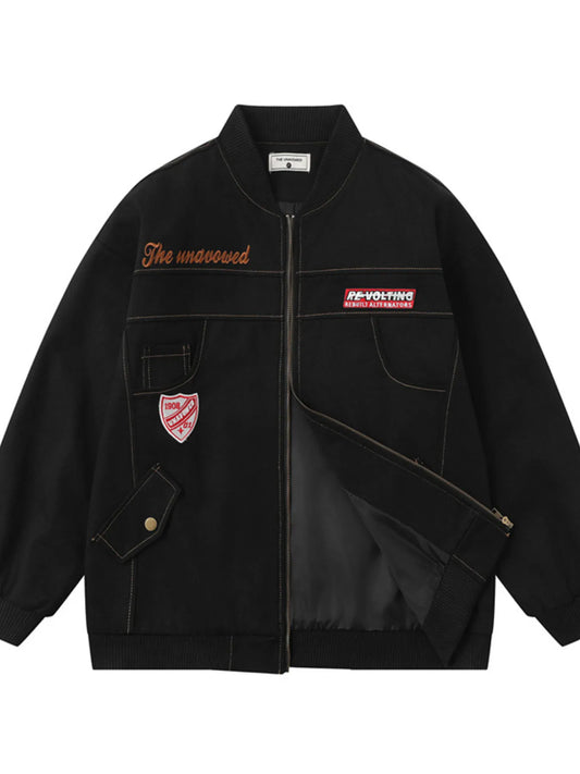 Men's Zip Up Long Sleeve Jacket Trendsi