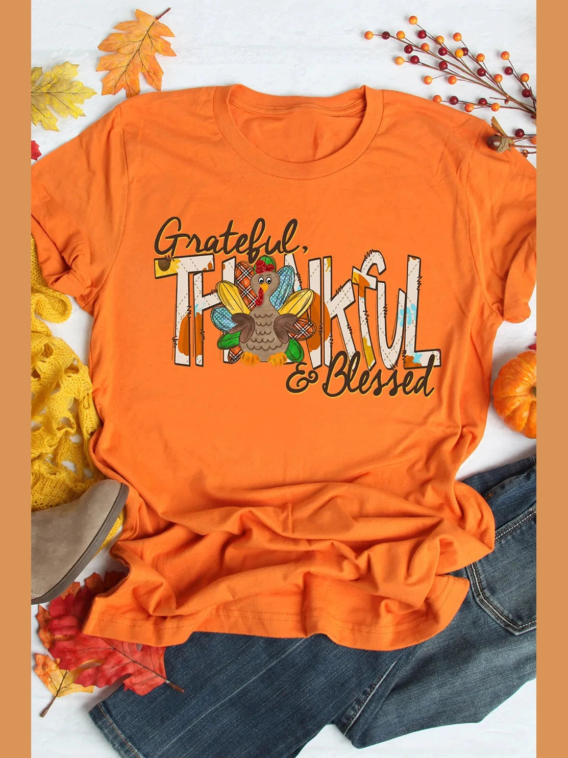 Graphic Round Neck Short Sleeve T-Shirt