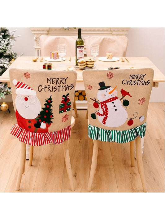 MERRY CHRISTMAS Chair Cover NicholesGifts