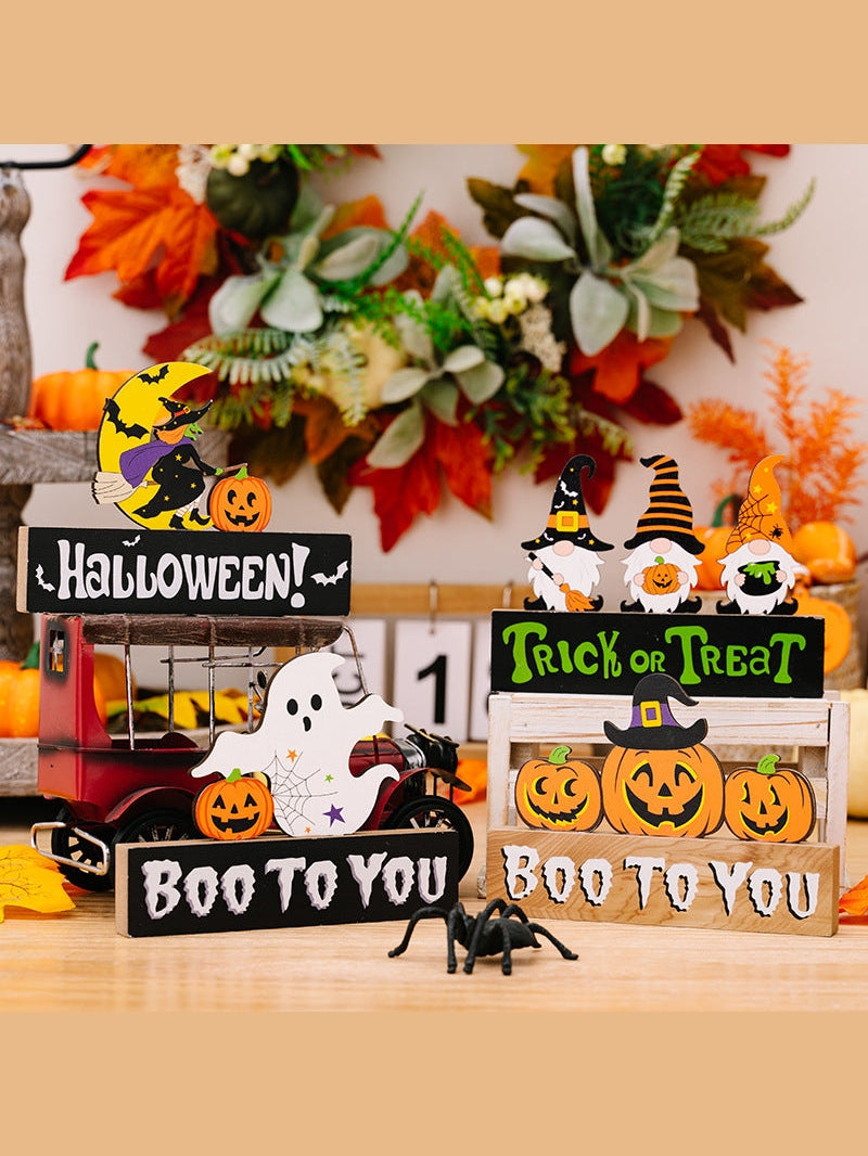 Assorted 2-Piece Halloween Element Ornaments