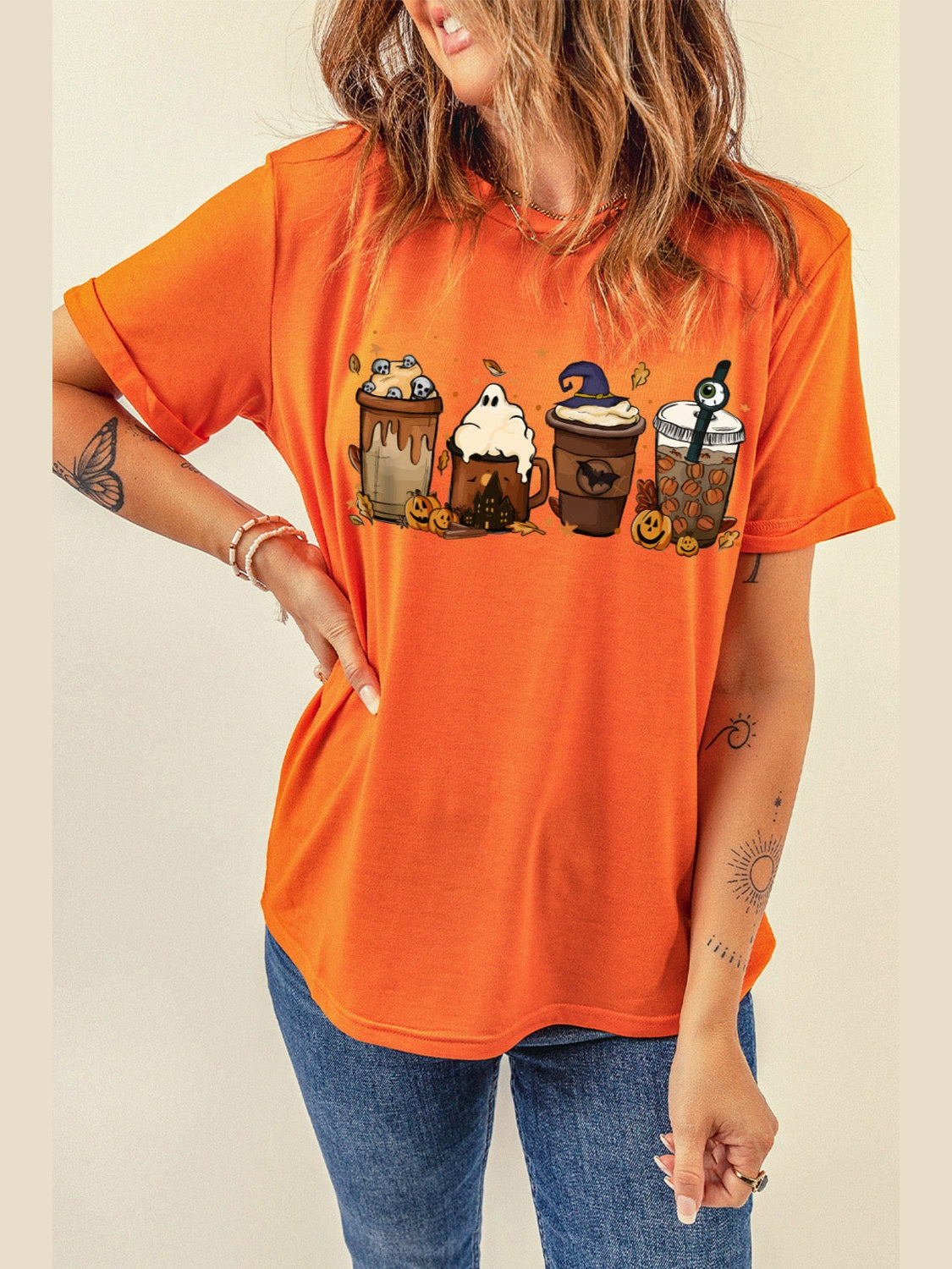 Graphic Round Neck T-Shirt NicholesGifts