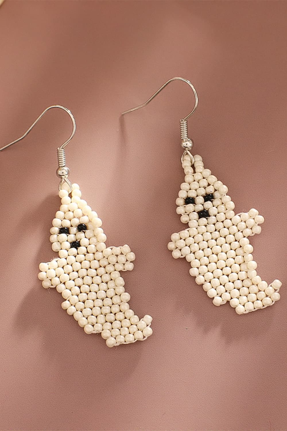 Women Beaded Dangle Halloween Earrings NicholesGifts