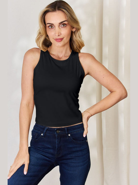 Basic Bae Full Size Round Neck Slim Tank NicholesGifts