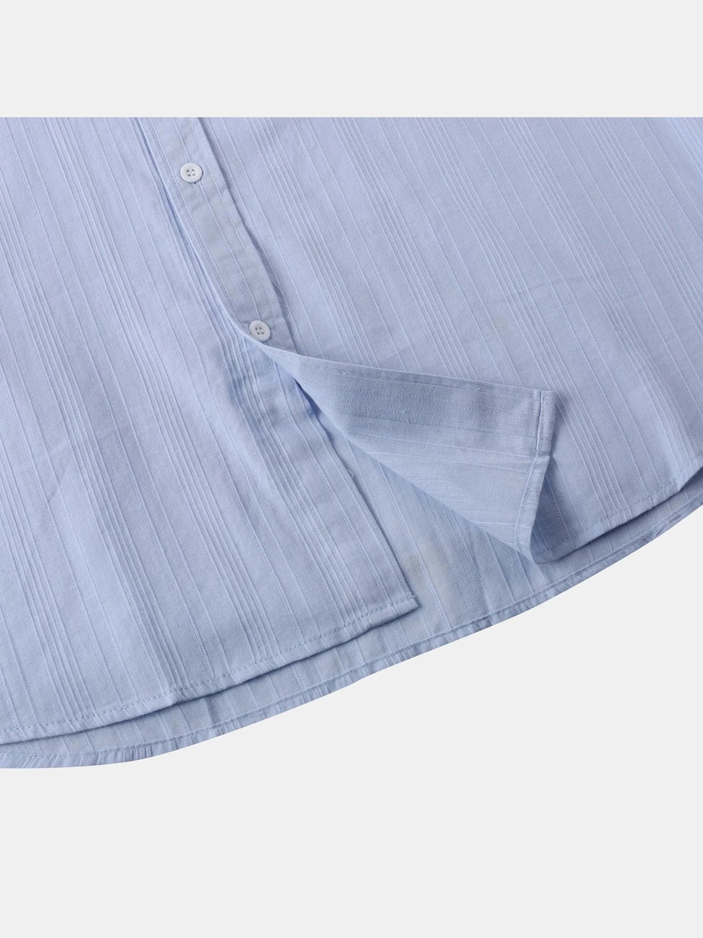 Men's Short Sleeve Button Down Shirt with Chest Pocket Trendsi