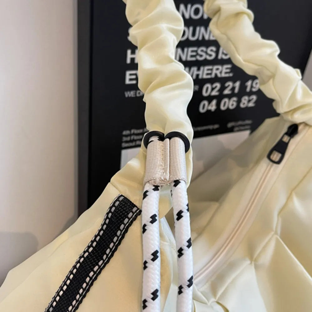 Ruched Large Tote Bag Trendsi