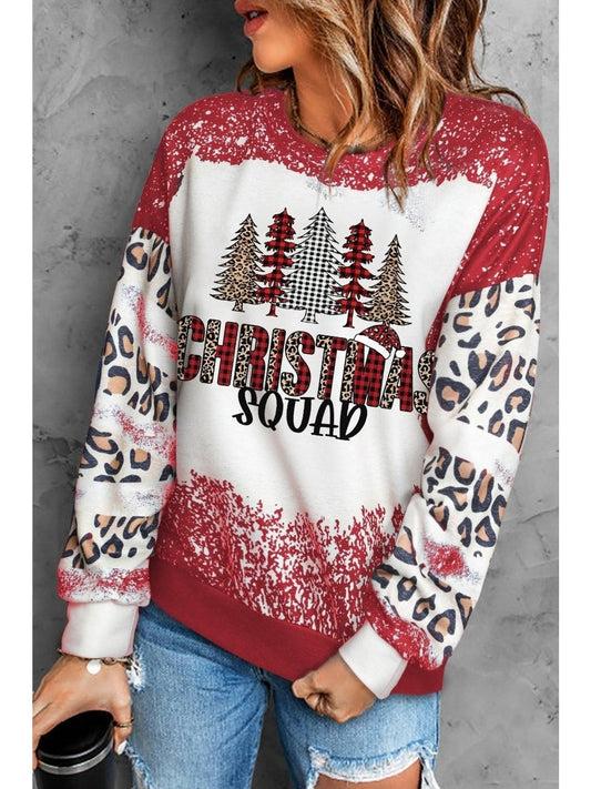 Christmas Tree Graphic Sweatshirt