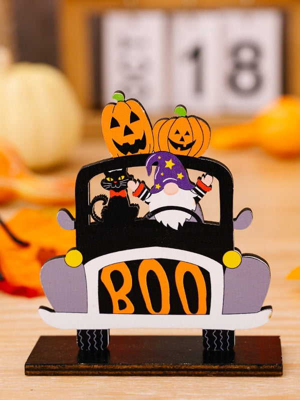 3-Piece Halloween Element Car-Shape Ornaments NicholesGifts