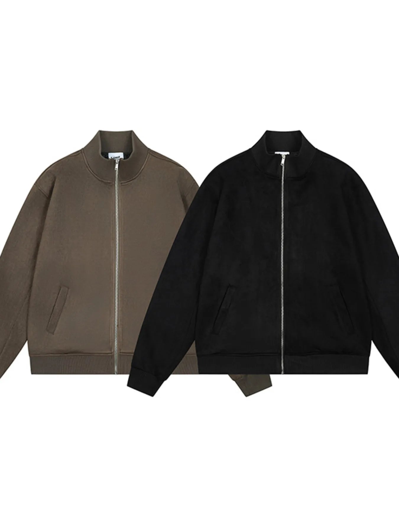 Men's Zip Up Long Sleeve Jacket Trendsi