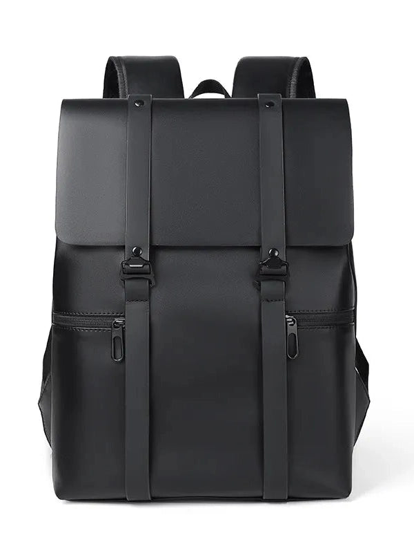 PU Leather Adjustable Strap Backpack Bag