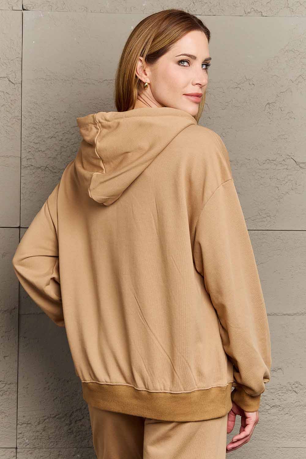 Simply Love Simply Love Full Size DEAR MAMA Flower Graphic Hoodie Trendsi