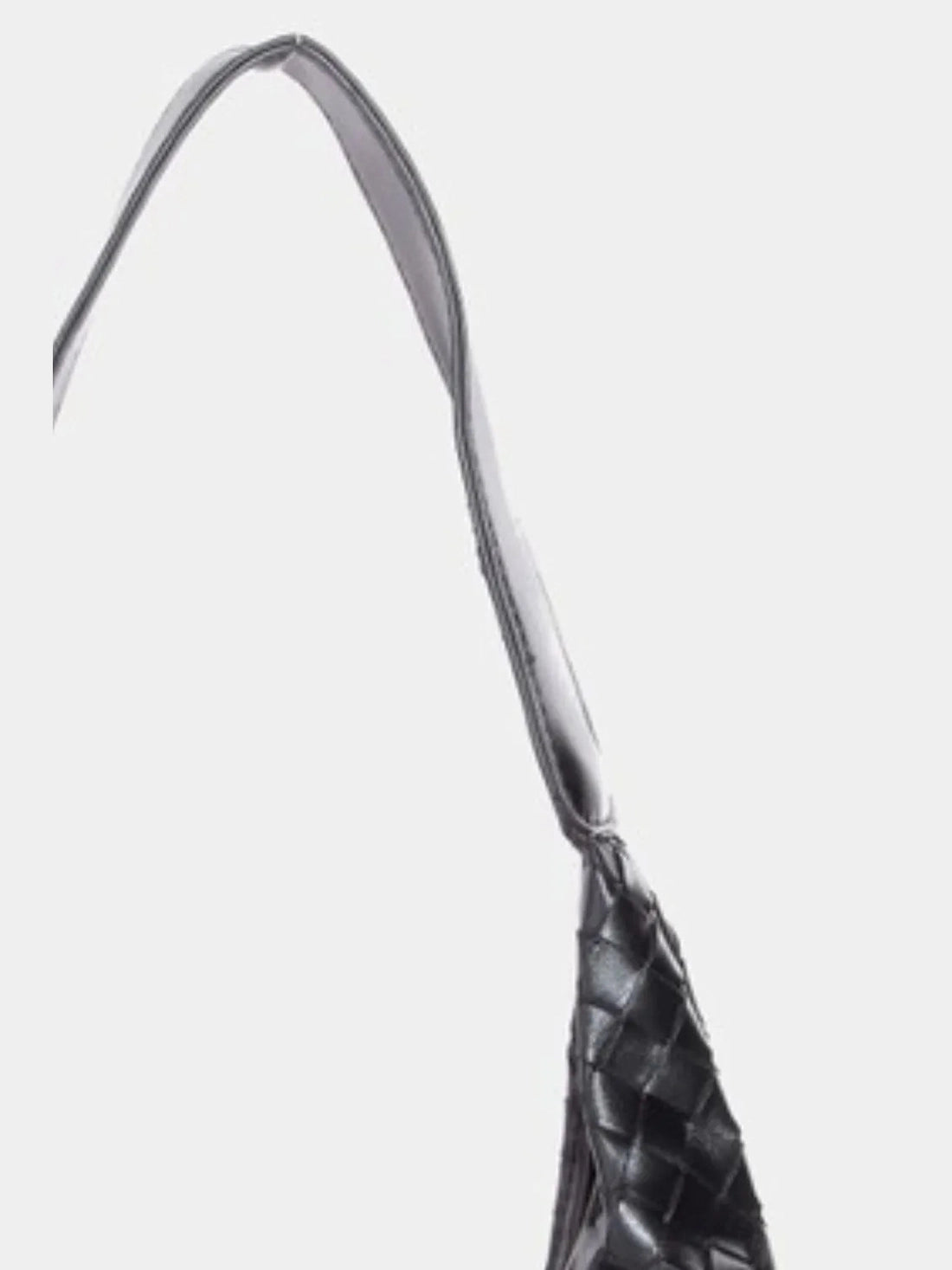 Fame Woven Faux Leather Tote Bag