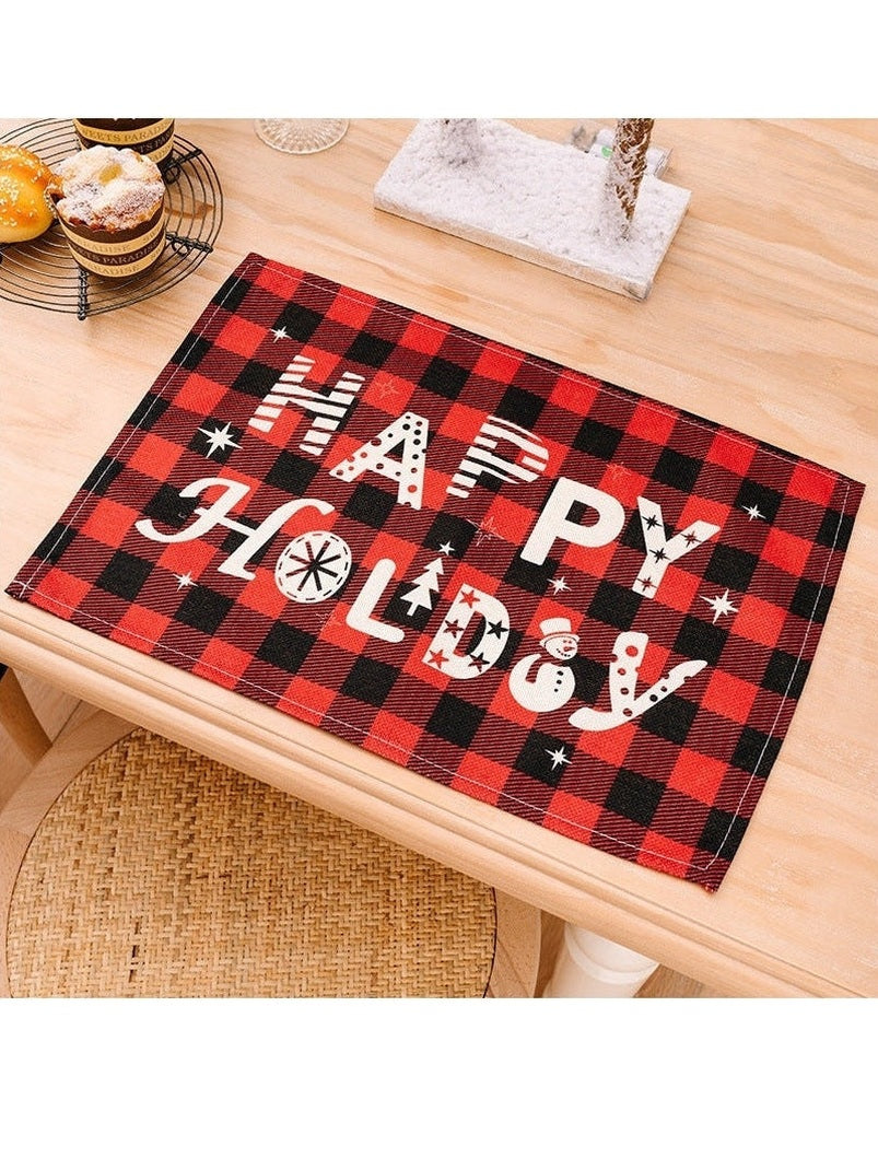 Assorted 2-Piece Plaid Placemats NicholesGifts