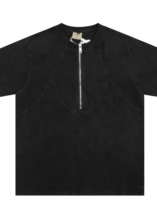 Men's Half-Zip Oversize T-Shirt NicholesGifts