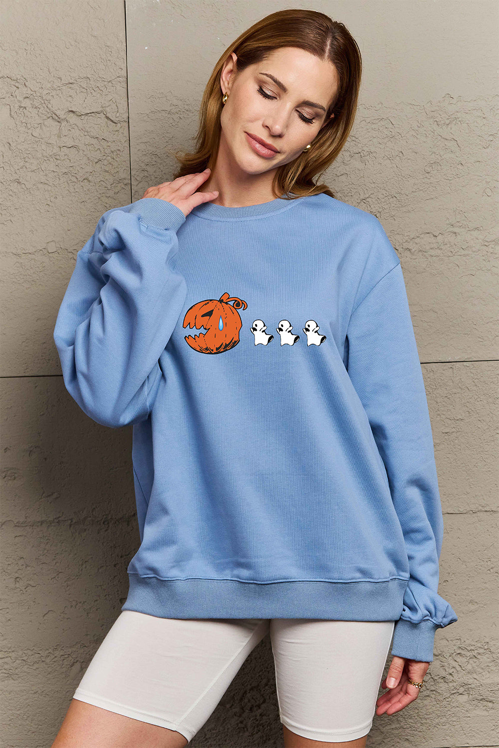 Simply Love Full Size Graphic Dropped Shoulder Sweatshirt NicholesGifts