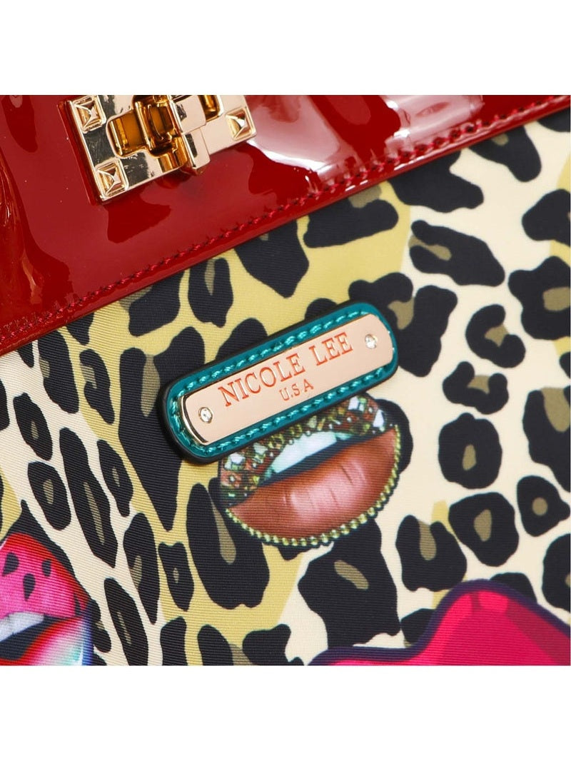 Women Nicole Lee USA Nylon Multifunctional Bucket Backpack