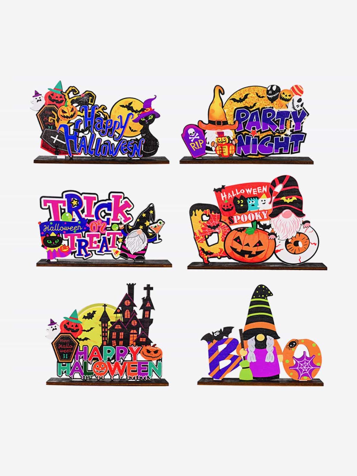 Assorted 2-Piece Halloween Element Ornaments