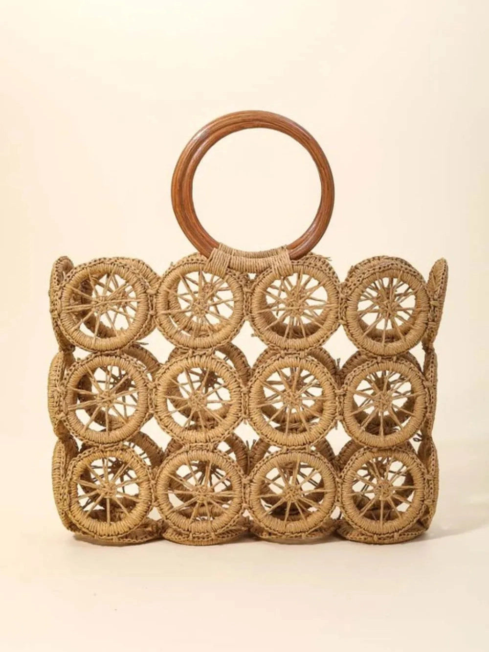 Fame Intricate Braided Wheels Handbag