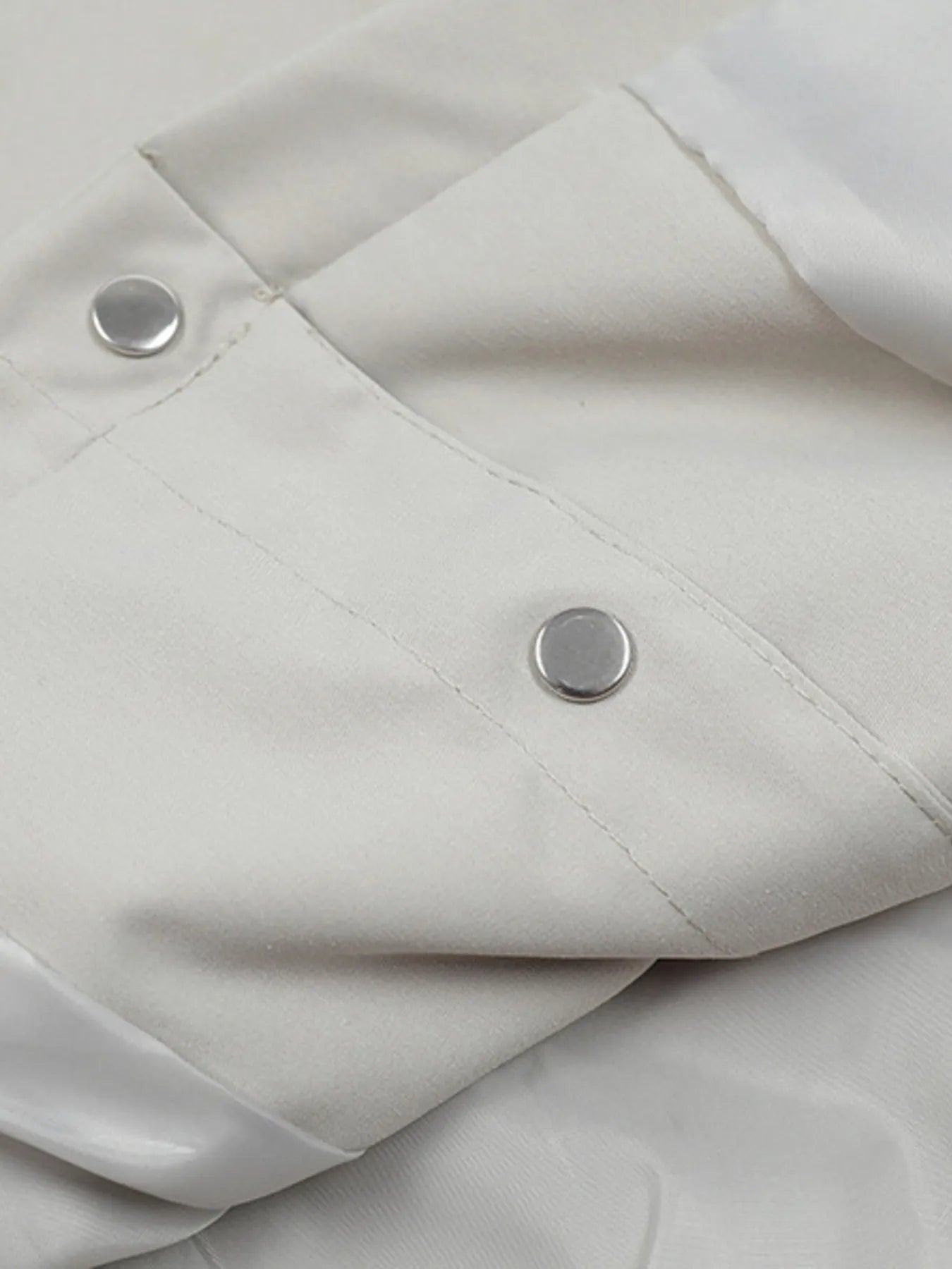 Men's Long Sleeve Jacket with Chest Pockets Trendsi