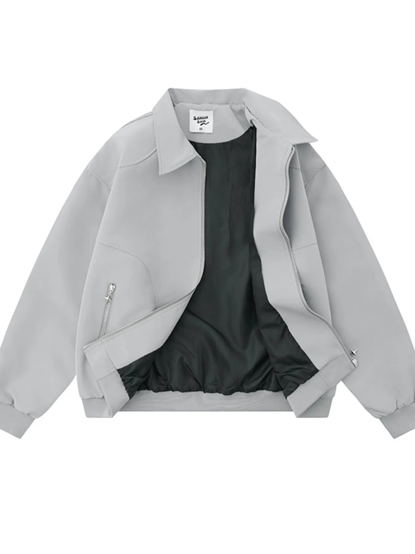 Men's Zip Up Long Sleeve Jacket Trendsi