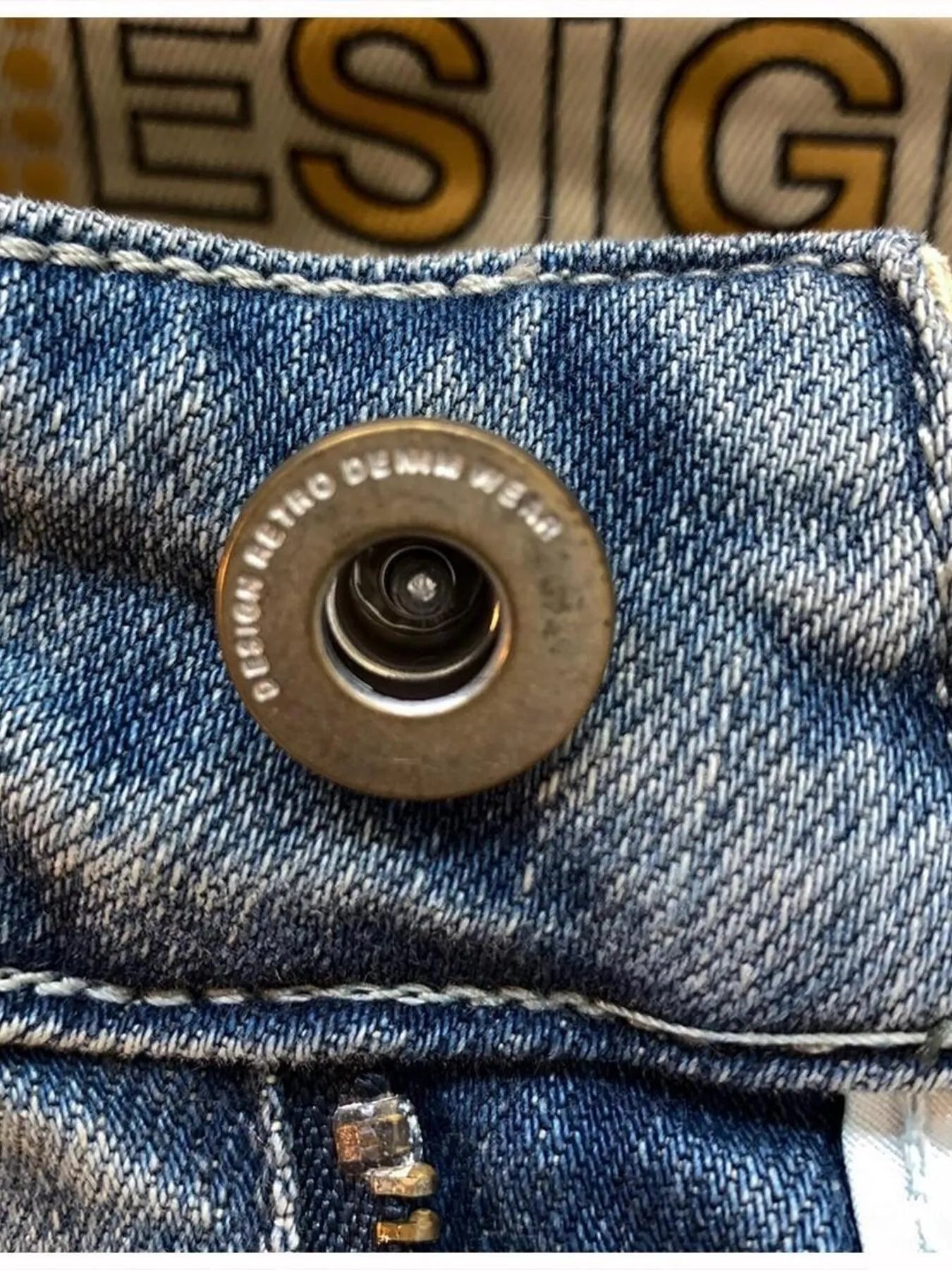Men's Vintage Washed Distressed Boyfriend Jeans