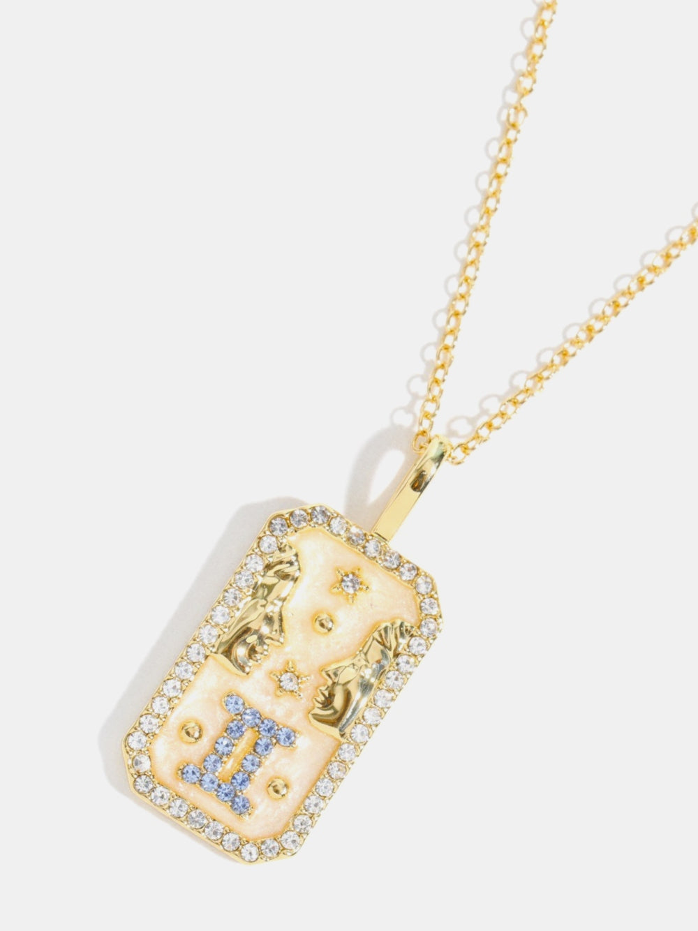 Rhinestone Constellation Pendant Copper Necklace