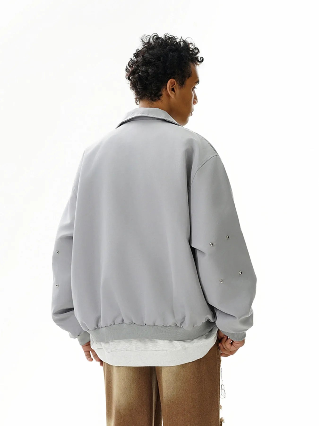 Men's Zip Up Long Sleeve Jacket Trendsi