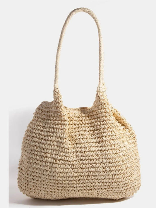 Fame Braided Long Handle Tote Bag