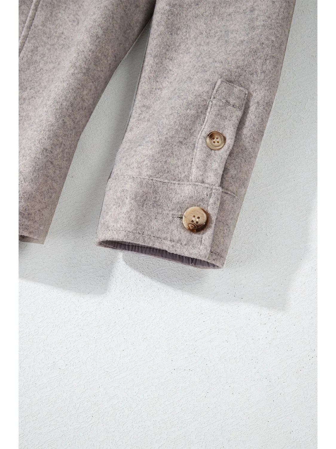 NicholesGifts Women Button Up Collared Neck Long Sleeve Jacket NicholesGifts