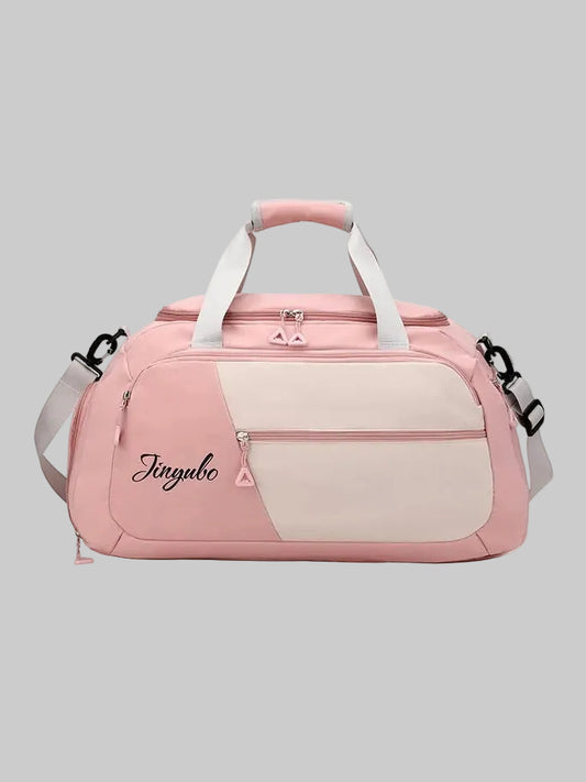 Contrast Nylon Travel Bag nicholesgifts