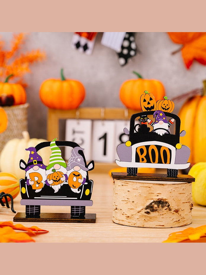 3-Piece Halloween Element Car-Shape Ornaments NicholesGifts
