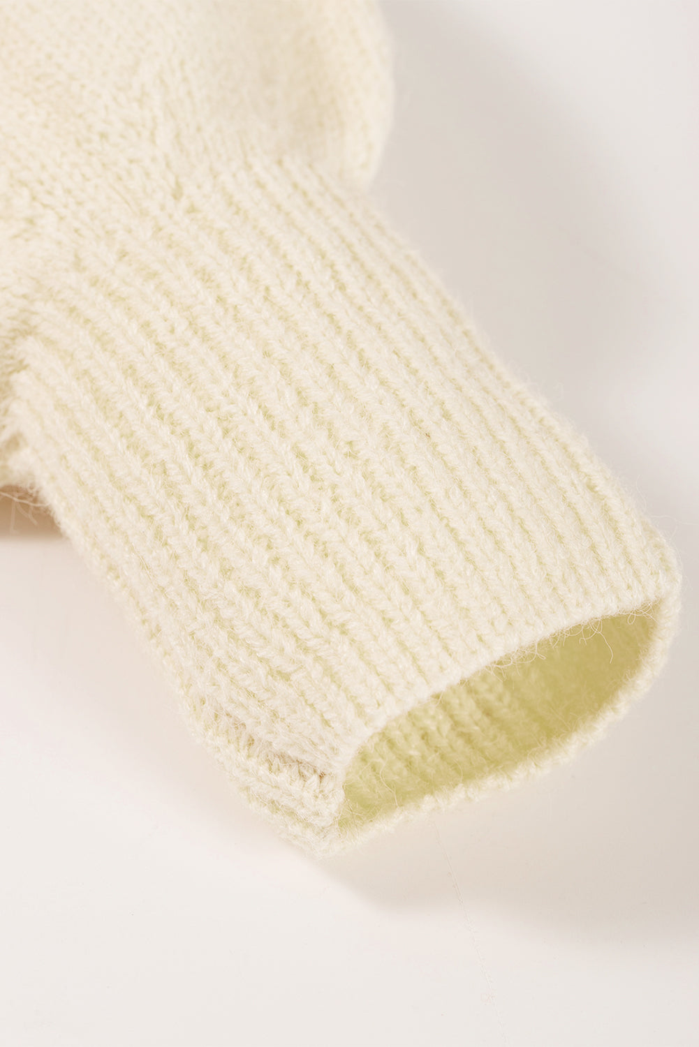 Women Openwork Wavy Striped Round Neck Sweater NicholesGifts