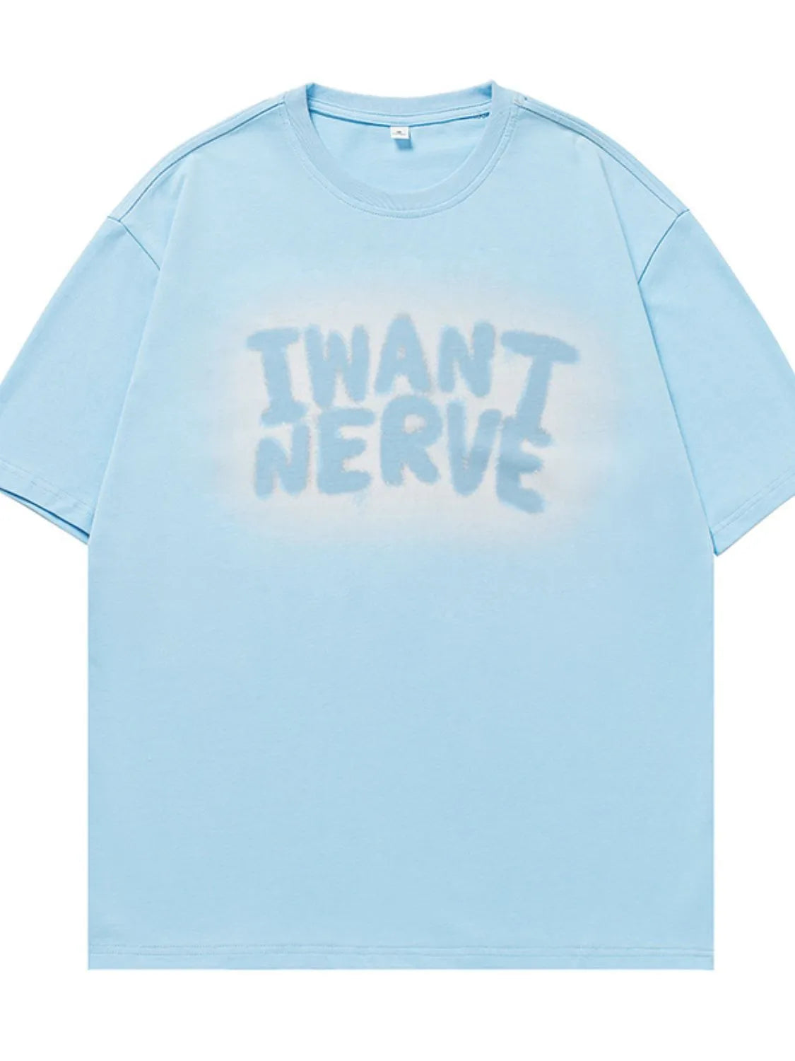 Men's Letter Round Neck Half Sleeve T-Shirt Trendsi