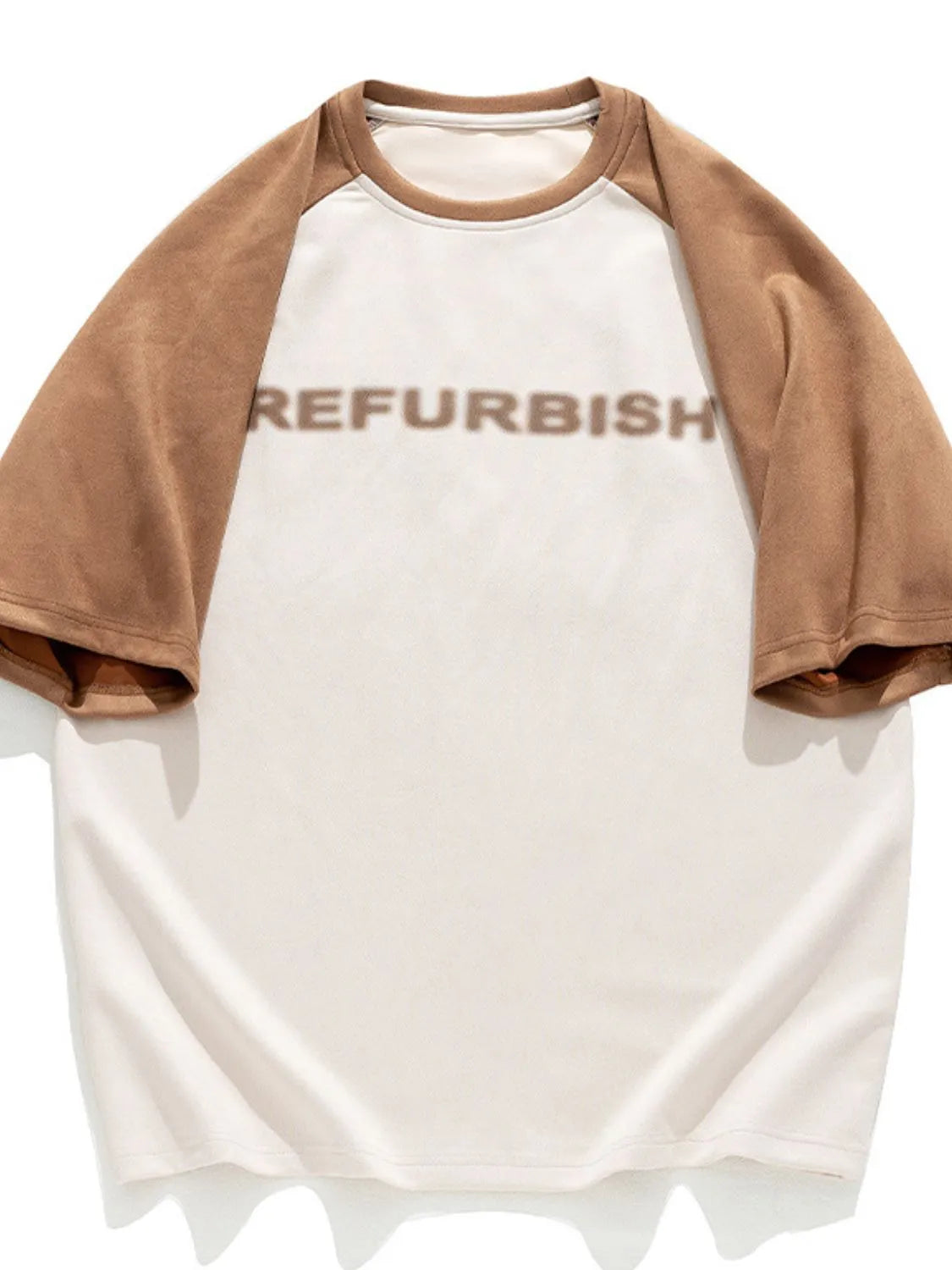 Men's Letter Round Neck Half Sleeve T-Shirt Trendsi