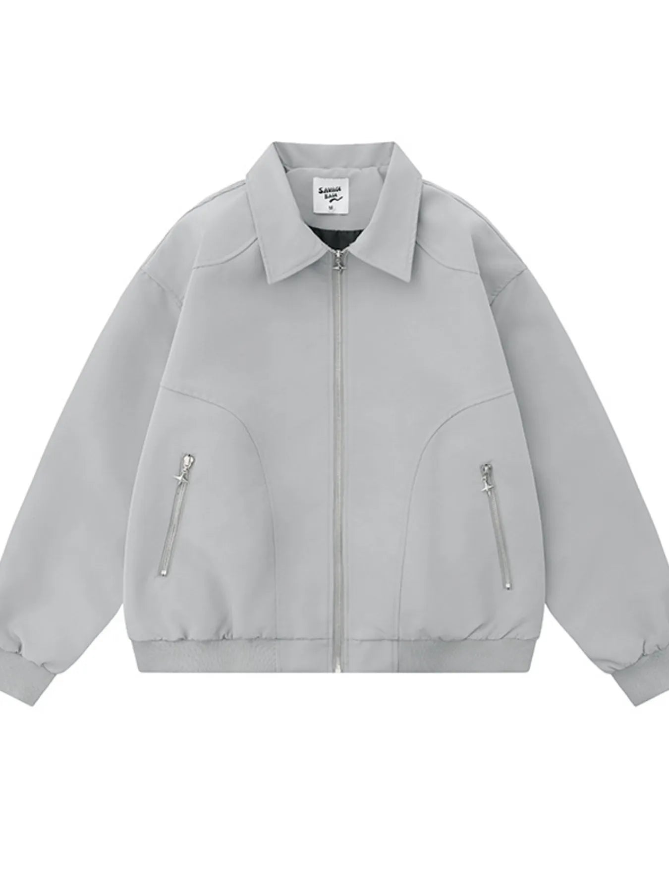 Men's Zip Up Long Sleeve Jacket Trendsi