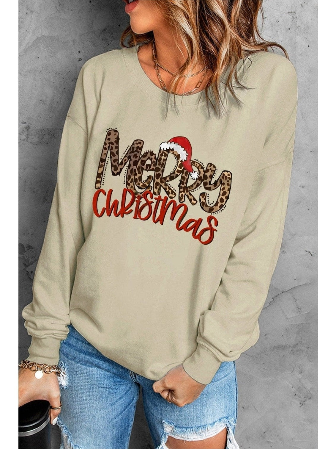 MERRY CHRISTMAS Graphic Sweatshirt