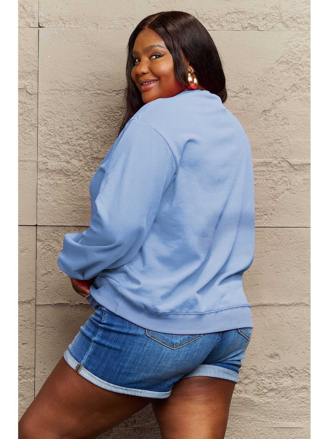 Simply Love Full Size AUTUMN BABE Graphic Sweatshirt NicholesGifts