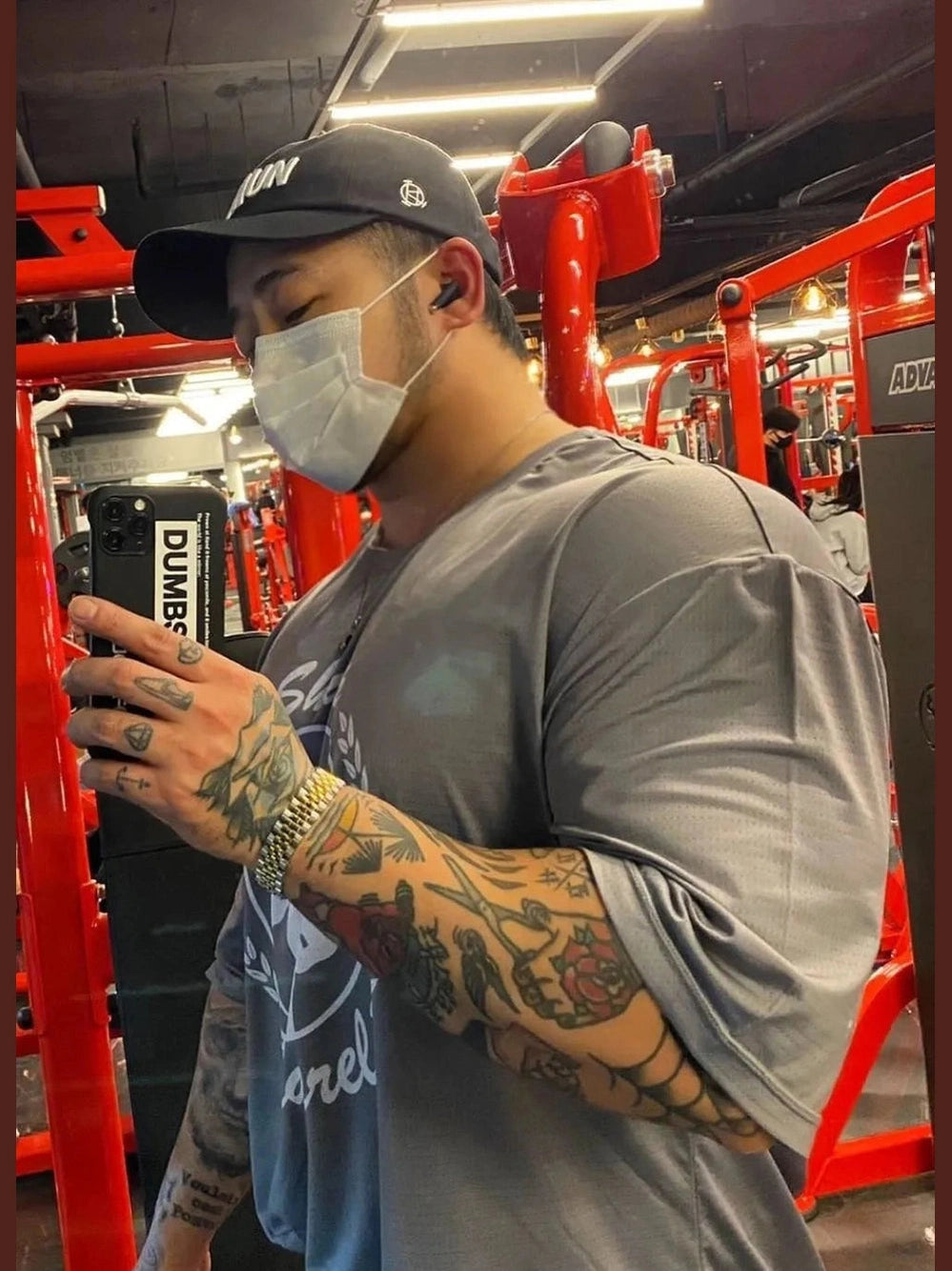 Men's Plus Size Round Neck Short Sleeve T-Shirt Trendsi