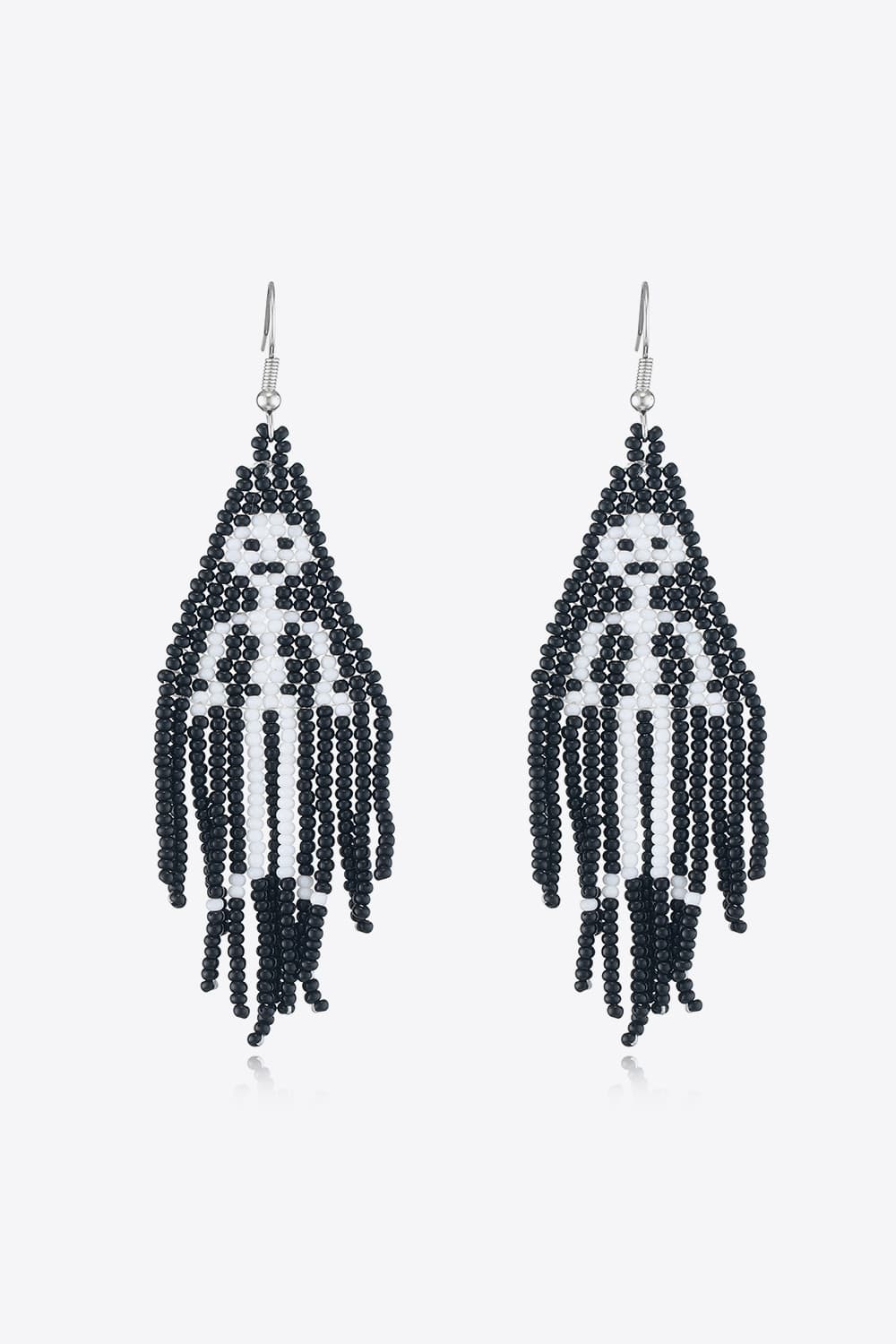 Women Beaded Dangle Halloween Earrings NicholesGifts