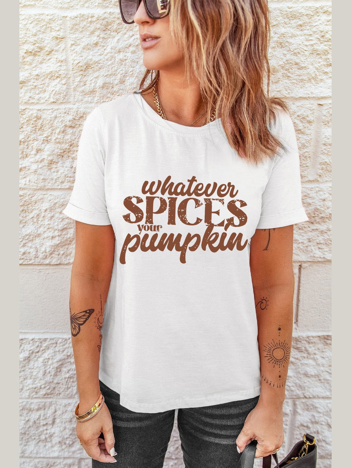 WHATEVER SPICES YOUR PUMPKIN Graphic Tee