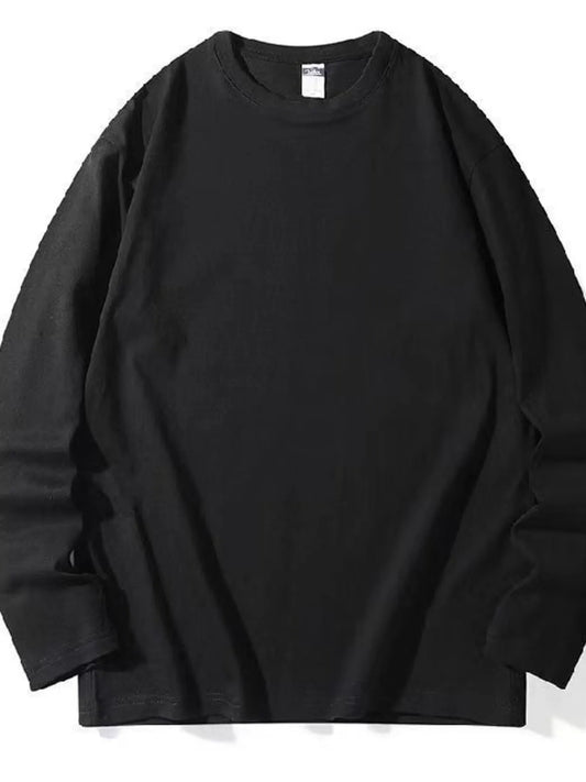 Men's Plus Size Round Neck Long Sleeve T-Shirt NicholesGifts