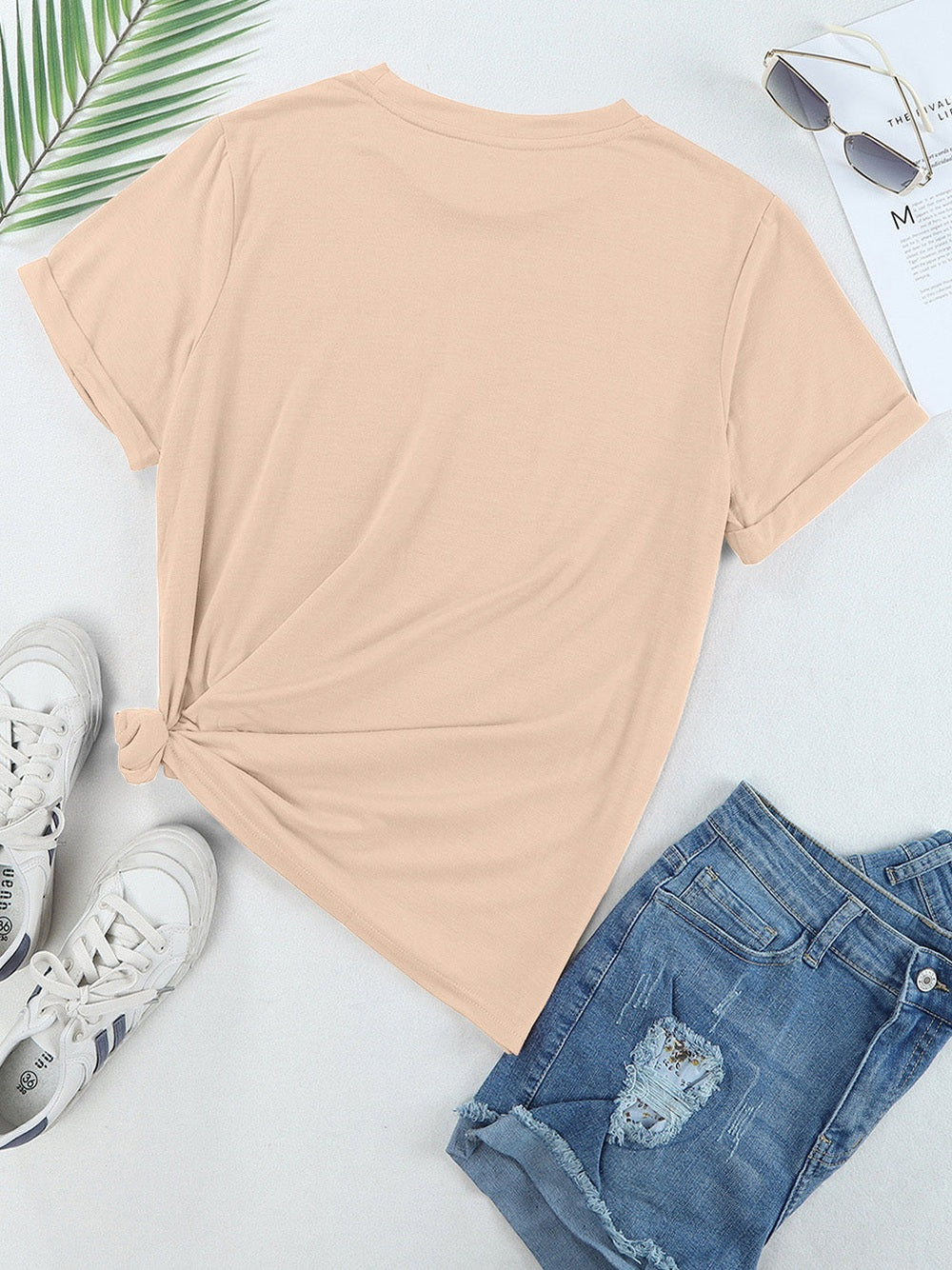 MAMA GIRL Round Neck Short Sleeve T-Shirt