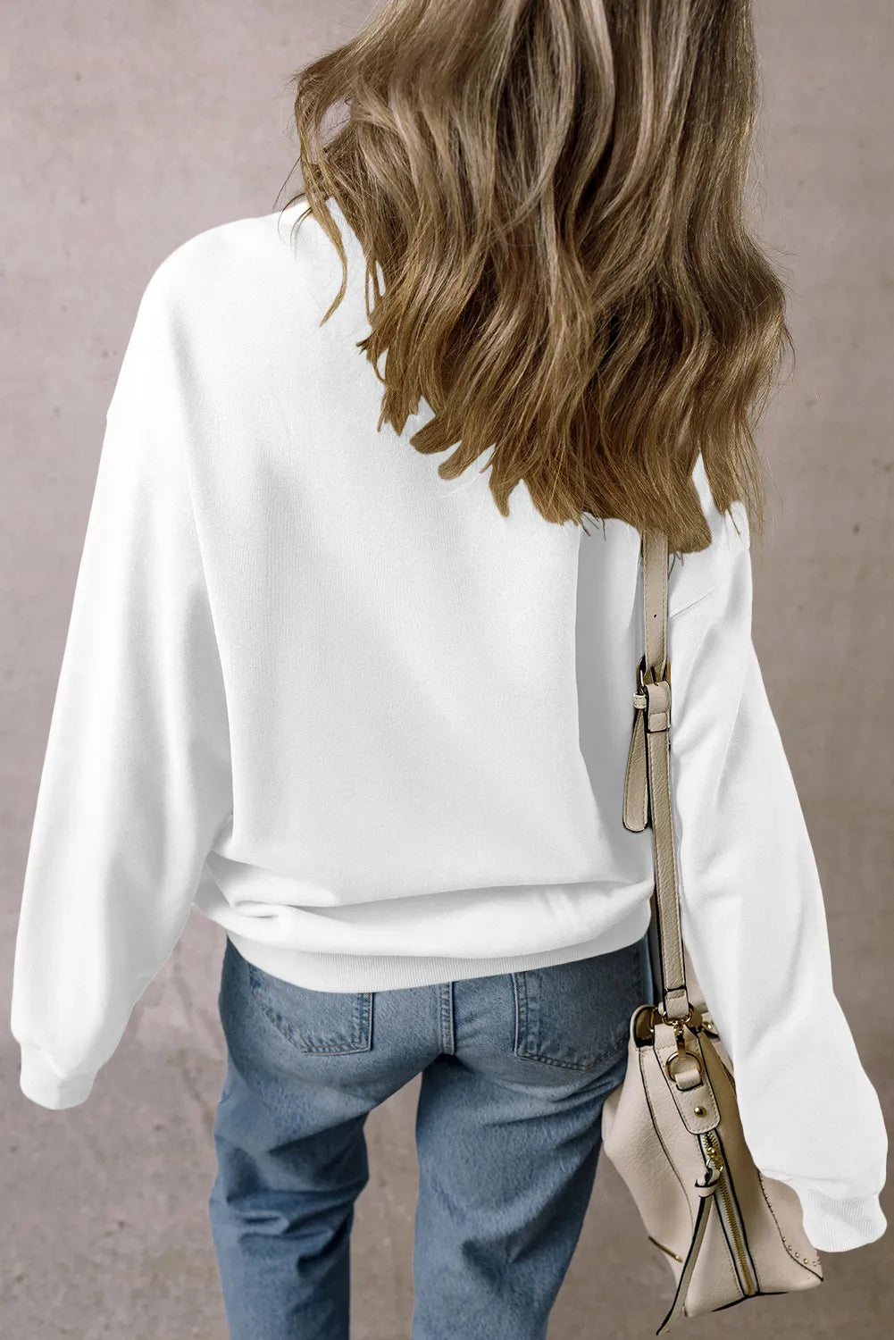 Graphic Dropped Shoulder Long Sleeve Sweatshirt NicholesGifts